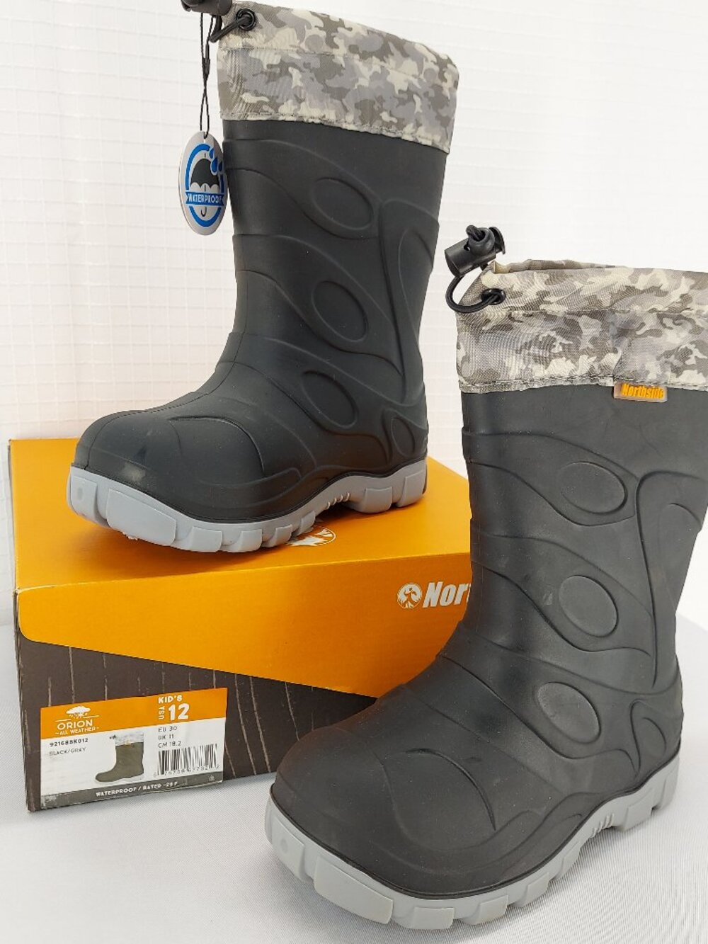 Northside Orion All Weather Insulated Waterproof Rubber Winter Snow Boots